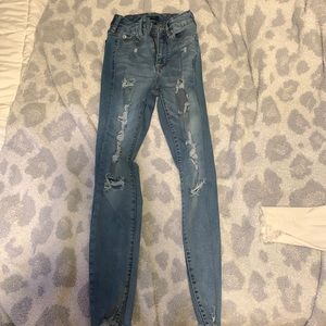aeropostale super high rise jeggings size00